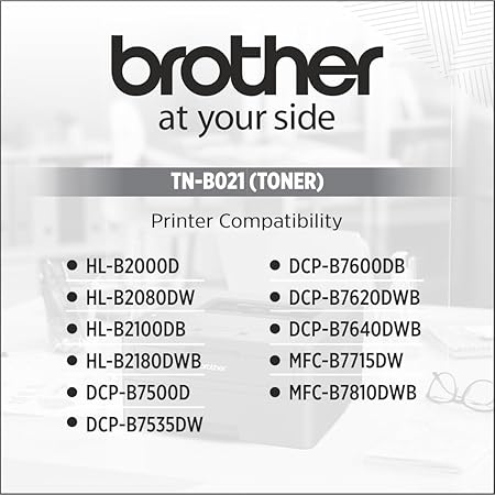 BROTHER TN-B021 TONER USE IN (HL-B2000D,HL-B2080DW,HL-B2100DB,HL-B2180DWB,DCP-B7500D,DCP-B7535DW,DCP-B7600DB,DCP-B7620DWB,DCP-B7640DWB,MFC-B7715DW,MFC-B7810DWB)(0B01) - image 2