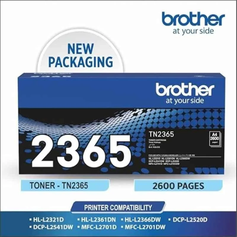 TONER CARTRIDGE TN  (BROTHER) USE WITH(HL-L2321D, HL-L2361DN, HL-L2366DW, DCP-L2520D, DCP-L2541DW, MFC-L2701D, MFC-L2701DW)