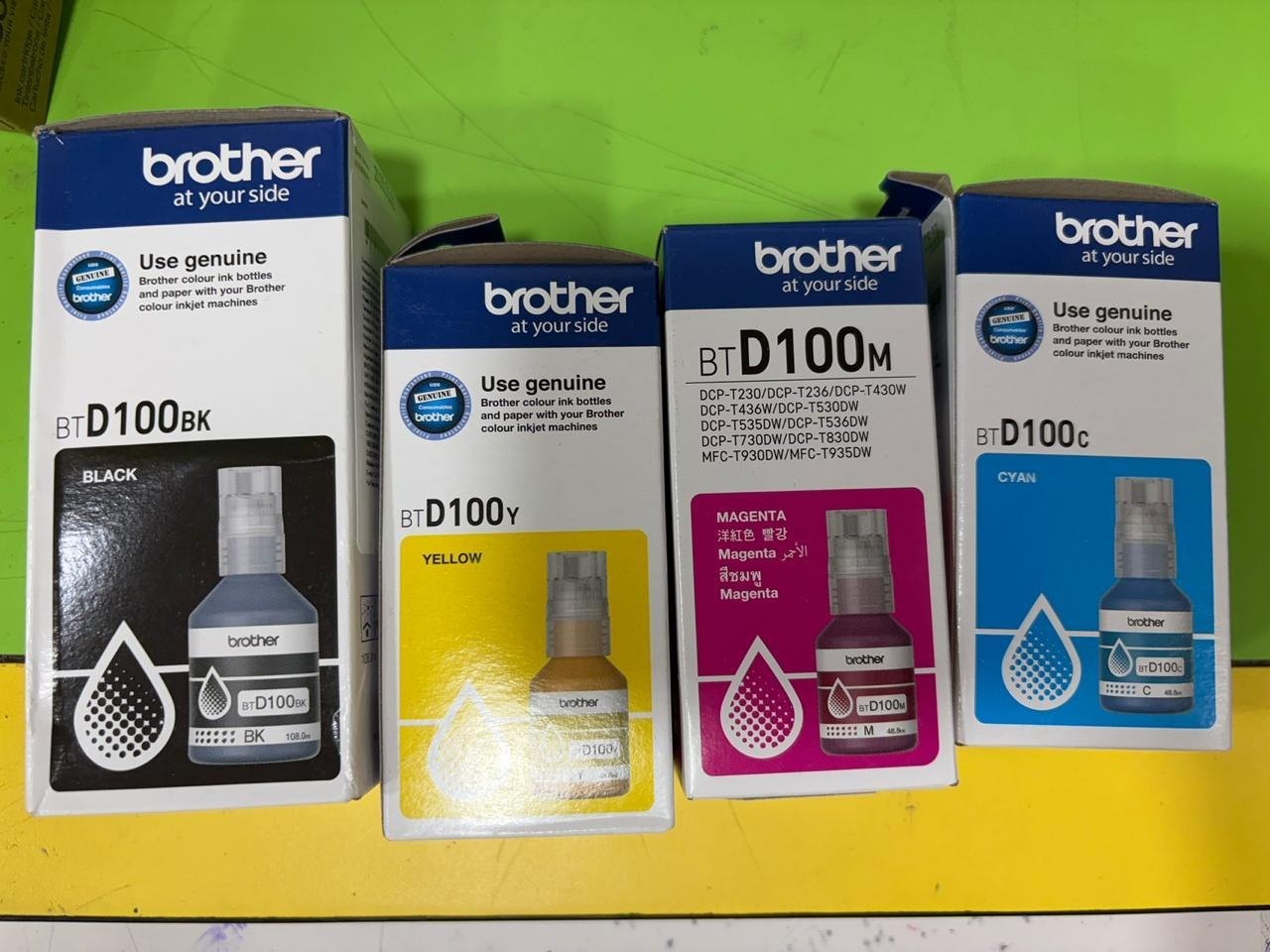 INK SET (BROTHER)USE WITH(DCP-T236, DCP-T230, DCP-T436W, DCP-T430W, DCP-T535DW, DCP-T530DW, DCP-T730DW, DCP-T830DW, MFC-T930DW)