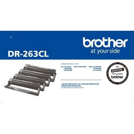 DRUM UNIT DR263CL (MFC-L3735CDN, DCP-L3551CDW, HL-L3270CDW USE WITH)
