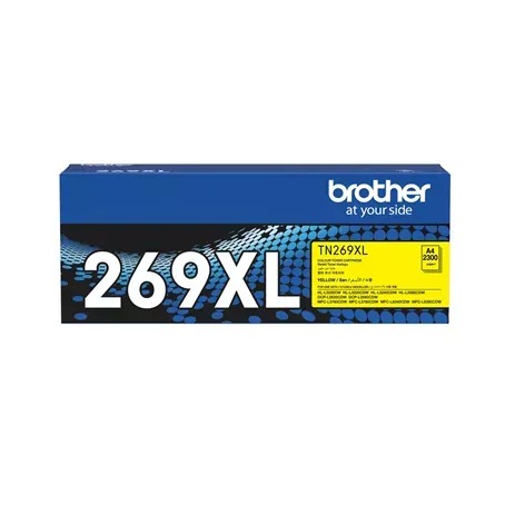 TONER TN269XLY (MFC-L3760CDW, DCP-L3560CDW, HL-L3280CDW, HL-L3220CDW, USE WITH)