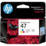 HP 47 Tri-Color Ink Cartridge (USE WITH - HP DeskJet Ink Advantage Ultra 4800 ,4926,4927,4977 )