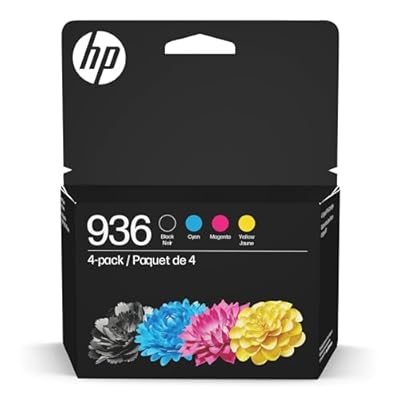 HP936 INK CARTRIDGE 4-PACK (USE WITH - HP OfficeJet Pro 9120e HP OfficeJet Pro 9125e HP OfficeJet Pro 9130e HP OfficeJet Pro 9135e HP OfficeJet Pro 9720/9730 series)