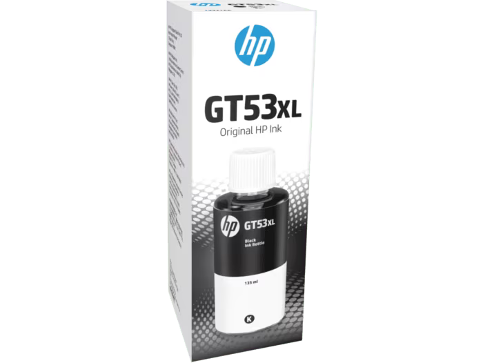 HP GT53XL BLACK ORIGINAL INK BOTTLE(USE WITH)-HP Ink Tank 310 / 315 / 316 / 319 HP Ink Tank Wireless 410 / 415 / 419 HP Smart Tank 500 / 515 / 520 / 530 / 580 Series HP GT Series Ink Tank Printers