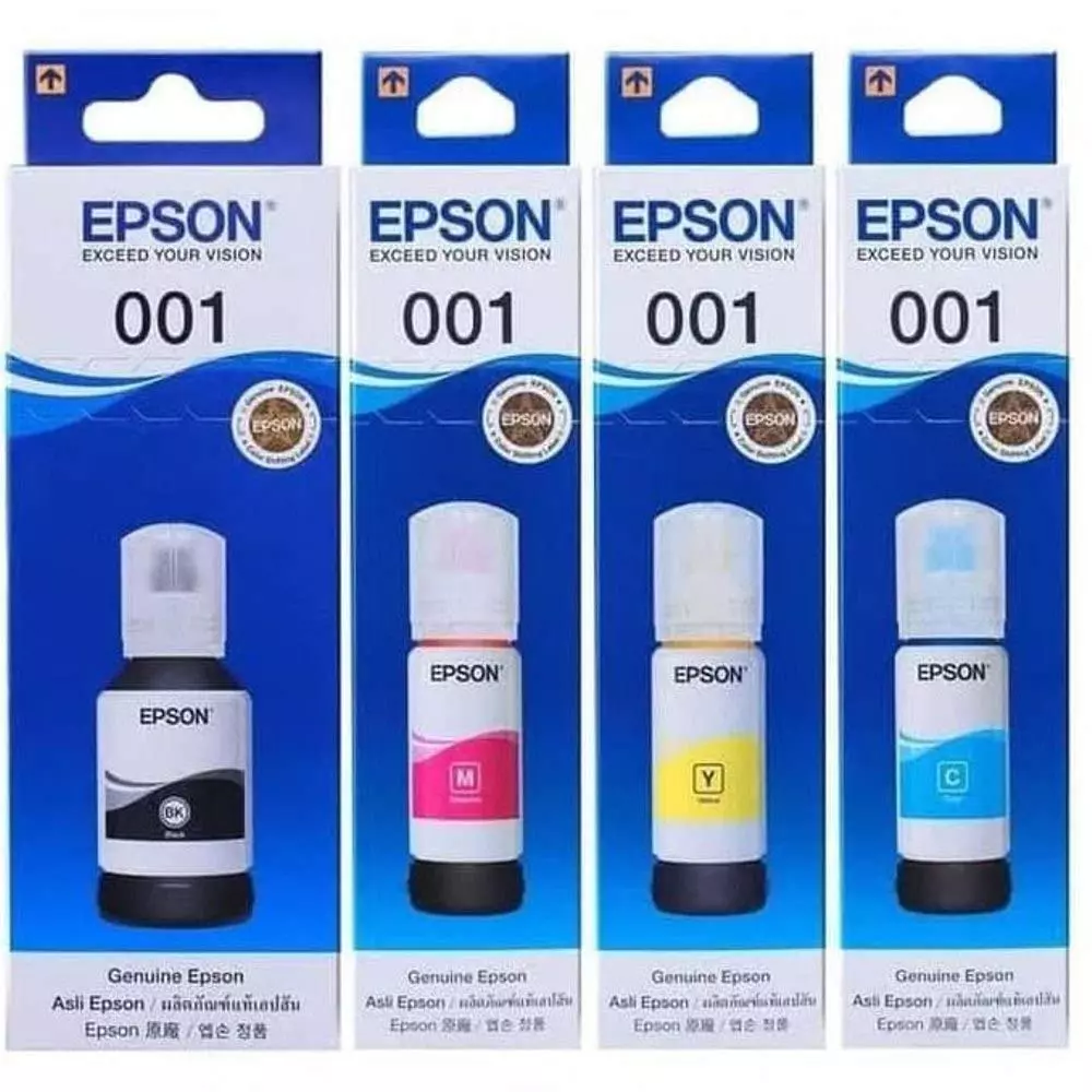 Epson - 001 - Ink Bundle(use with)-Epson L4260 / L14150/ L6270/ L4150 / L4160 / L6160 / L6170 / L6190 / L405